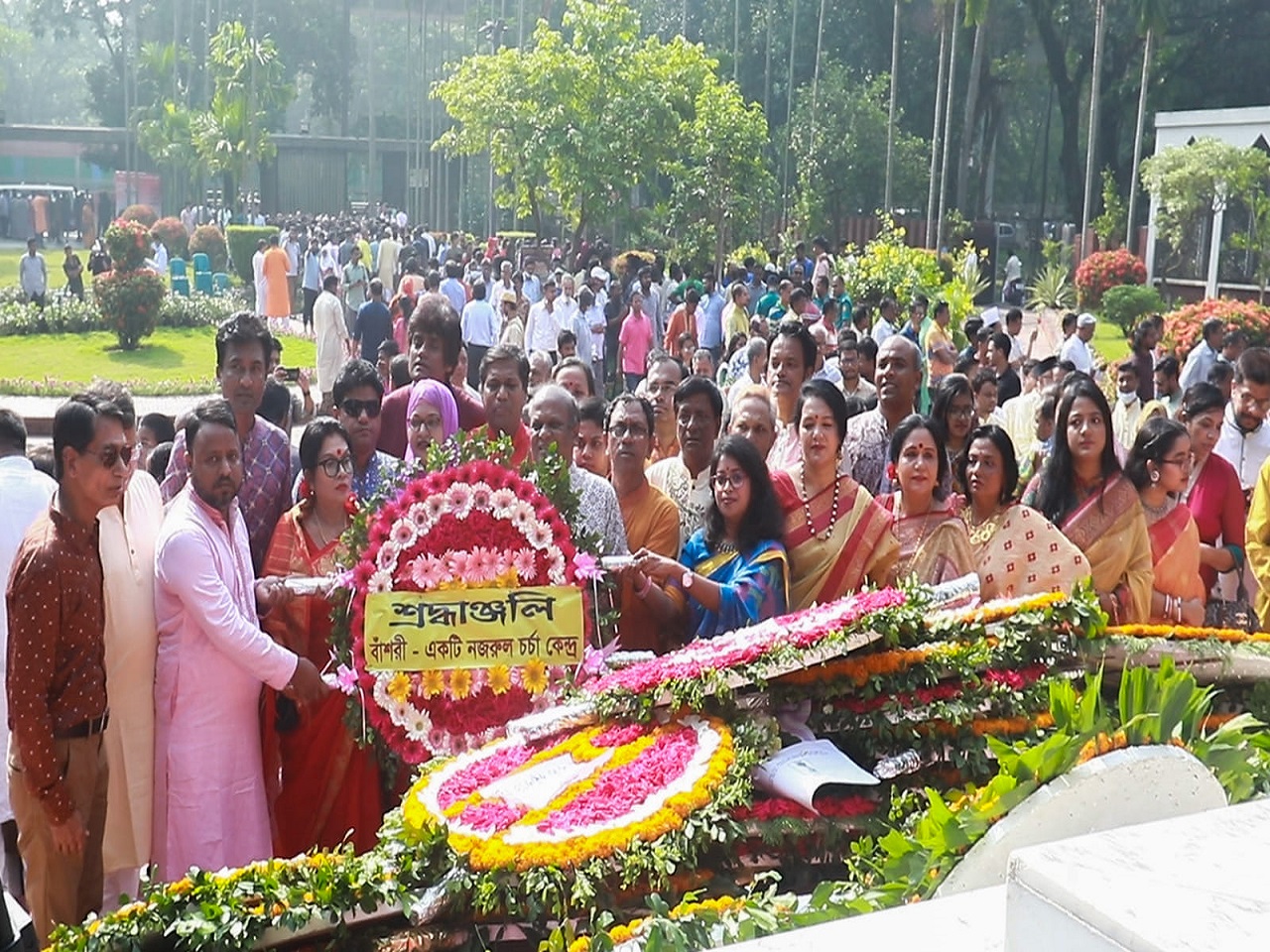 কাজী নজরুল ইসলামের ১২৪তম জন্মবার্ষিকী উদযাপন